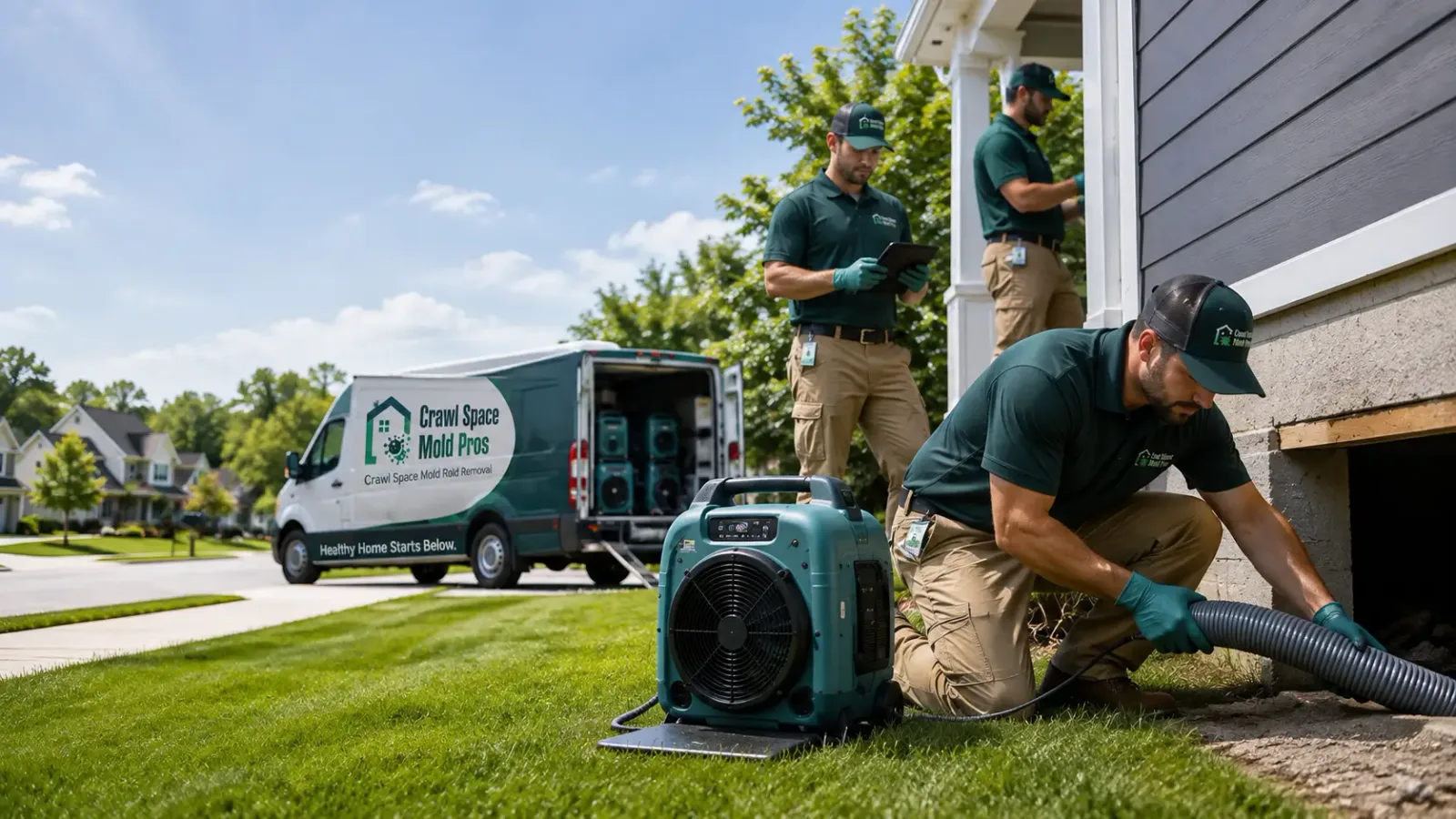 Crawl Space Mold Removal in Easton, WA